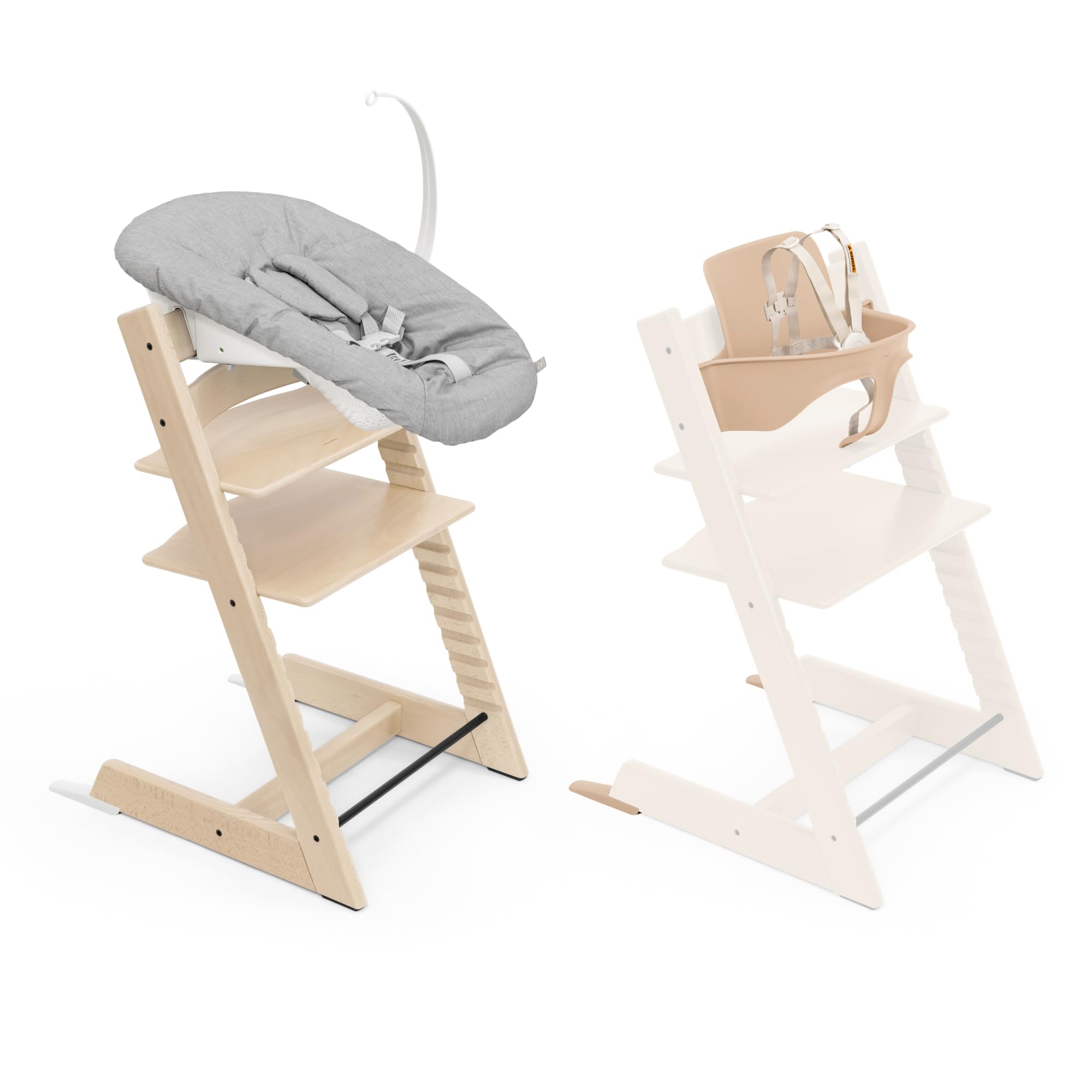 Stokke Tripp Trapp High Chair 2 for Babies - Safe, Adjustable, Ergonomic Design with Newborn Set