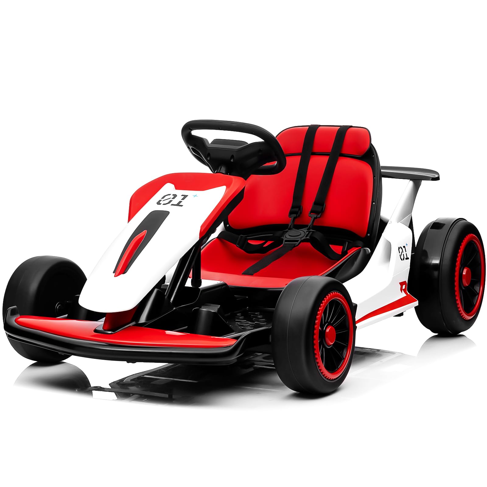 Joyracer Go Kart for Kids 24V Drift Kart Car
| Joyracer Ride On Race Car for Kids with Large Battery and Powerful Motor